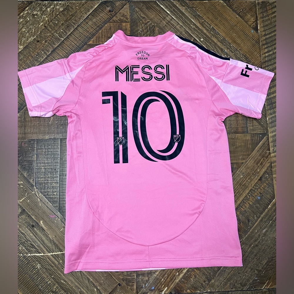 NEW Inter Miami Leo Messi #10 Jersey 24/25 Home Pink - Picture 2 of 2
